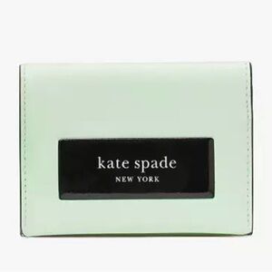 NWT Kate Spade Mint Green Leather Wallet